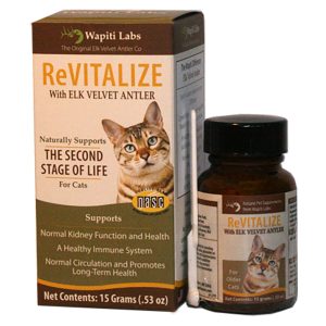 Cat Revitalize natural supplement for cats.