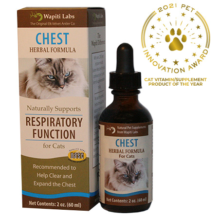 Chest Herbal Supplement Formula For Cats With Award